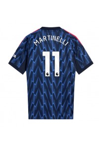Arsenal Gabriel Martinelli #11 Jalkapallovaatteet Vieraspaita 2025-26 Lyhythihainen